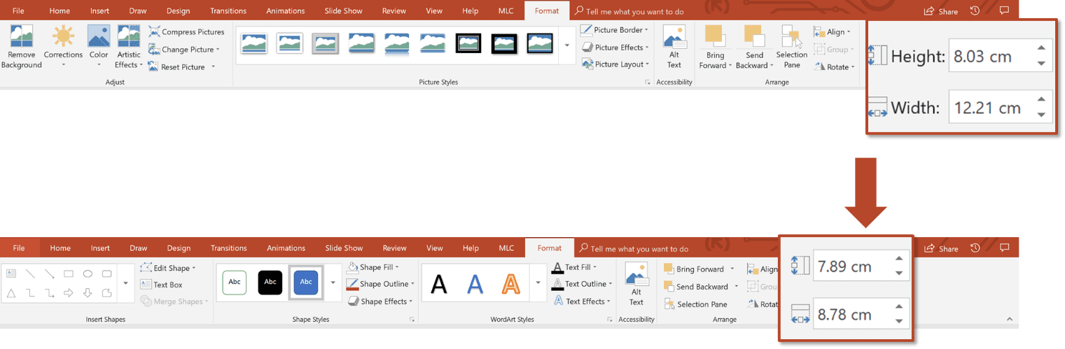 how to make a shape on powerpoint transparent