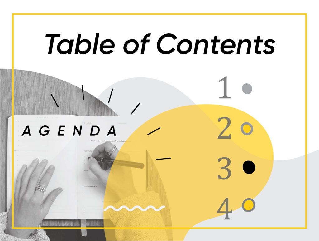 PowerPoint table of contents: how to create it