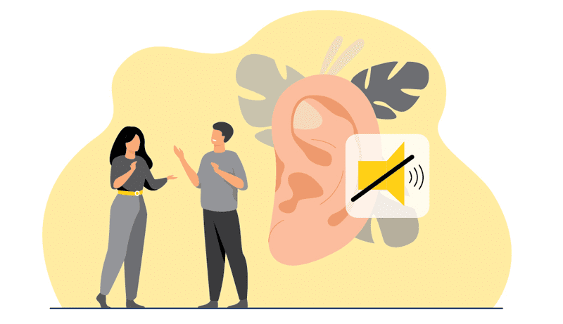 Cartoon People Chatting During Virtual Presentation | MLC Design